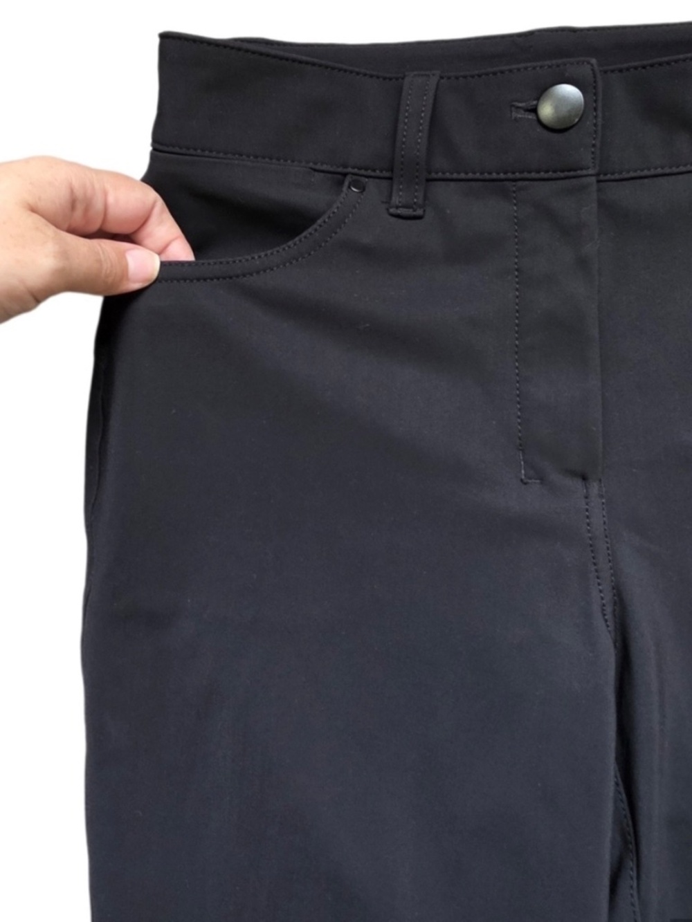 Lululemon City Sleek 5 Pocket 7/8 Pant. Black size 25 - Picture 5 of 10